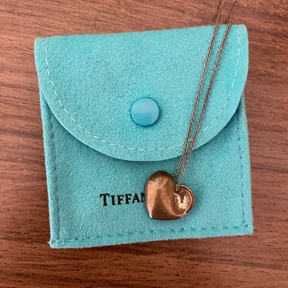 Tiffany Sterling Silver Heart Necklace